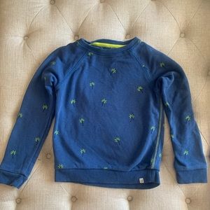 Sovereign Code Los Angeles Boys Sweatshirt Palm Trees, Blue, Boys Size 7